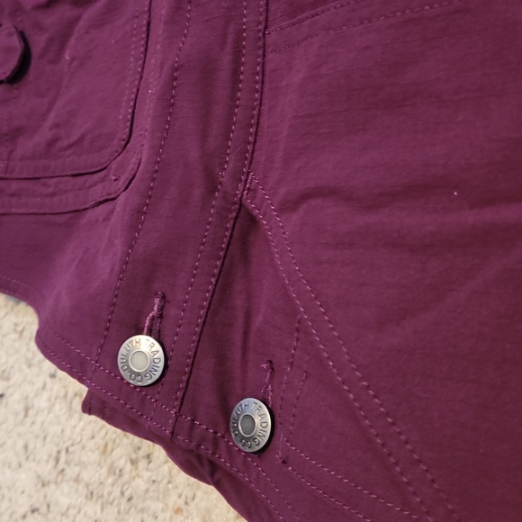 Duluth Trading Co Purple Shorts Overalls Size Small - Picture 4 of 7